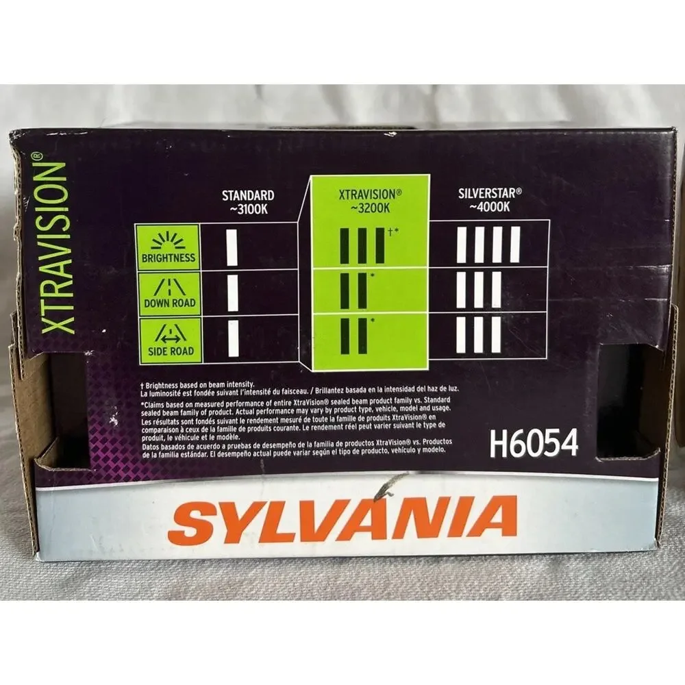 2 - SYLVANIA H6054 Xtravision Headlights